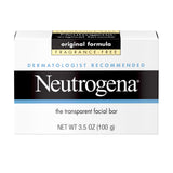Neutrogena Original Transparent Facial Cleansing Bar – Thoughtful Skincare Gift for Mom with Sensitive Skin, Fragrance-Free Glycerin