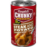 Campbell's Chunky Steak and Potato Soup – Backpacking Pantry Can for Hikers, No Refrigeration Needed