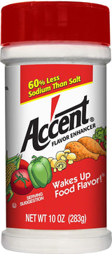 Ac'cent All Natural Flavor Enhancer for Low Sodium Heart Healthy Meal Prep, Umami Seasoning for Wellness Focused Home Cooks