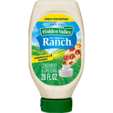 Hidden Valley Easy Squeeze Ranch – Gluten Free Keto Friendly Dressing for Clean Eating Plans, 20 Ounce