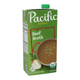 Pacific Foods Low Sodium Organic Beef Broth for Quick Weeknight Meal Prep, Fast Cooking Base for Busy Professionals