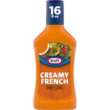 Kraft Creamy French Dressing – Picnic Table Dressing for Fresh Veggie Platters, 16 fl oz Bottle