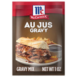 McCormick Au Jus Gravy Mix – Family-Friendly Brown Gravy for Kid-Approved Mashed Potatoes and Roasts, 1 oz