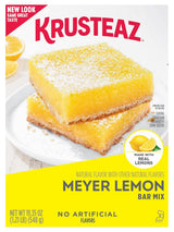 Krusteaz Meyer Lemon Bar Mix – Make and Take Dessert for Backyard BBQs, Holds Texture During Transport