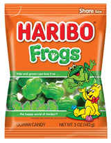 Haribo Gummy Frogs 5 Oz – Fat-Free Kids Snack for Lunchboxes and Playdates