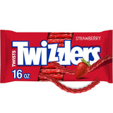 TWIZZLERS Strawberry Licorice Twists – Lighter Alternative to Chocolate for Anxiety Snacking, 16 oz