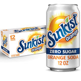 Sunkist Zero Sugar Orange Soda – Calorie-Free Citrus Refreshment for Your Self-Care Evening