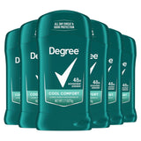 Degree Men Cool Comfort Antiperspirant – Self-Care Deodorant for Daily Grooming Rituals, 2.7 oz, 6 Pack