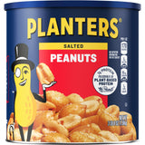Planters Salted Peanuts (56 oz Canister) – Three-Ingredient Clean-Label Staple for Uncluttered Pantries