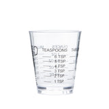 Chef Craft Classic Shot Glass Measurer – Stocking Stuffer Gift for College Students and New Home Cooks