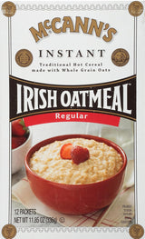 McCann's Instant Irish Oatmeal — Work-from-Home Pantry Staple, Single-Serve Focus Fuel