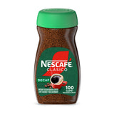Nescafé Clasico Decaf 7 oz Jar – Portable Dark Roast for Road Trips, Dorm Rooms, and Guest Stays