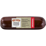 Old Wisconsin Summer Sausage – No-Refrigeration Camp Snack, Smoked Sausage Stick for Coolers and Campsites