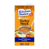 Kitchen Basics Turkey Stock – 50% Less Sodium Cooking Base for Wellness-Focused Home Cooks