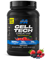 MuscleTech Cell-Tech Creatine Monohydrate Powder – Premium 6 lb Tub for the Elite Lifter
