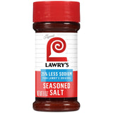Lawry's 25% Less Sodium Seasoned Salt – Wellness Kitchen Seasoning for Sodium-Conscious Meal Prep