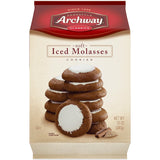 Archway Iced Molasses Cookies, 12 oz Nostalgic Care Package for Mom and Grandparents