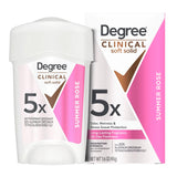 Degree Clinical Strength Antiperspirant Deodorant 72-Hour Sweat Protection Shower Clean Scent for Self-Care Routine 1.7 oz