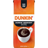 Dunkin' Dark Roast Ground Coffee – Stomach-Friendly Morning Brew for Sensitive Coffee Drinkers, 11 oz