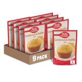 Betty Crocker Cornbread and Muffin Baking Mix, 6.5 oz (Pack of 9) – Kid-Friendly Pantry Staple for Lunchboxes and Family Dinners