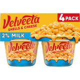 Velveeta Shells & Cheese Single-Serve Pasta Cups – Safe No-Stove Meal for Family Kitchens, Trusted Cheese Taste, 2.19 oz Four-Pack