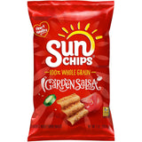 SunChips Garden Salsa Multigrain Chips, 7 oz – 21g Whole Grain Office Snack for Clean-Eating Wellness Routines