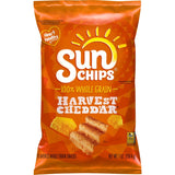 SunChips Whole Grain Cheddar Chips, 7 oz Single Serve Bag for Kids Lunchboxes, Road Trips and Playdates