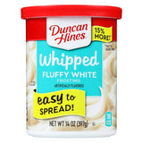 Duncan Hines Whipped Fluffy White Frosting for Kid-Friendly Halloween Cookie Decorating, 14 oz Can