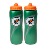 Gatorade 32 Oz Squeeze Water Bottle 2-Pack - BPA-Free School Hydration for Lunchbox, Recess, and After-School Play