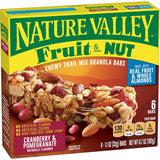 Nature Valley Chewy Fruit & Nut Granola Bars – Portable Trail Energy for Backpacking and Day Hikes, 15 Count
