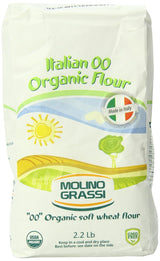 Molino Grassi USDA Organic Italian 00 Flour – Non-GMO Family Baking Flour for Kid-Friendly Meals
