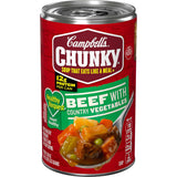 Campbell's Chunky Healthy Request Sirloin Burger Soup – Game Day Tailgate Dip Base for Slow Cookers and Football Watch Parties