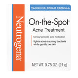Neutrogena On-The-Spot Acne Treatment Cream 2.5% Benzoyl Peroxide for a Calming Nightly Skincare Ritual