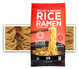 Lotus Foods Millet & Brown Rice Ramen Miso Soup – Plant-Based Wellness Meal for Cozy Self-Care Nights at Home