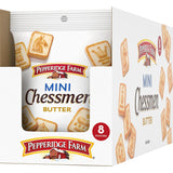 Pepperidge Farm Chessmen Minis Butter Cookies, 8 Snack Packs – Travel-Ready Cookies for Road Trips, Flights, and Hiking