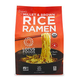 Lotus Foods Organic Millet & Brown Rice Ramen Noodles – Low-Sodium Whole Grain Ramen for a Clean-Label Self-Care Dinner Ritual