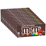 M&M'S Movie Theater Box – Family Movie Night Treat for the Home Theater and Living Room, 12 Pack