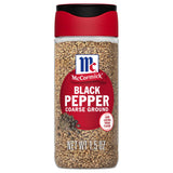 McCormick Coarse Ground Black Pepper – Low-Carb Keto Friendly Seasoning for Health-Conscious Home Cooks