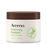Aveeno Positively Radiant Night Cream – Hypoallergenic, Paraben-Free Skincare Safe for Sensitive Skin