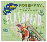 Wasa Flatbread Thins Sesame and Sea Salt – Gourmet Charcuterie and Wine Night Hostess Gift, 6.7 Ounce Box