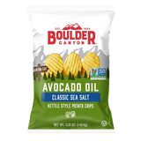 Boulder Canyon Sea Salt Wavy Chips in Avocado Oil – Clean After-School Snack for Label-Reading Parents