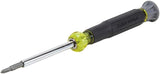 Klein Tools 32581 4-in-1 Screwdriver – One Streamlined Tool Replaces Four Individual Drivers