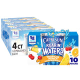 Capri Sun Roarin' Waters Tropical Punch – After-School Hydration for Kids, 6 fl oz Pouches, 40 ct