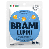 BRAMI Sea Salt Vinegar Lupini Snack – Clean Eating Snack for Mediterranean Wellness Routine, 0g Net Carbs