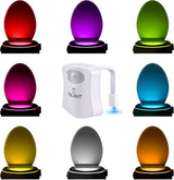 ToiLight Toilet Bowl Night Light – Melatonin Friendly Motion Activated Light for Healthy Nighttime Bathroom Routines