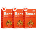 Banza Gluten-Free Pasta 6-Box Pack – Sneaky Veggie-Style Nutrition for Picky Eaters at the Lunchbox Counter