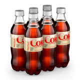 Coca-Cola Diet Coke Caffeine Free 16.9 fl oz Bottles, 6 Pack – Sugar Free Sparkling Beverage for Study Desk Sessions and Late Night Work