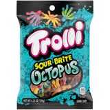 Trolli Sour Brite Octopus Gummy Candy – Camping Snack and Hiking Trail Treat for Sour Candy Lovers