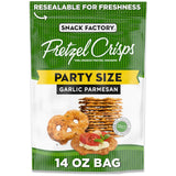Snack Factory Pretzel Crisps Original Non-GMO 14 oz Family Snack Bag for Lunchboxes Playdates and Road Trips