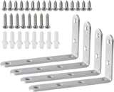 Alise Floating Shelf Brackets – Living Room Decor Upgrade, Hidden Heavy Duty Wall Hardware for Wood Shelves